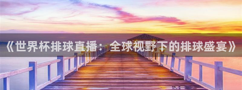 足球世界杯时间：《世界杯排球直播：全球视野下的排球盛宴》
